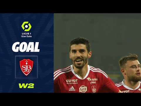 Goal Pierre LEES-MELOU (61' - SB29) STADE BRESTOIS 29 - OLYMPIQUE DE MARSEILLE (1-1) 22/23