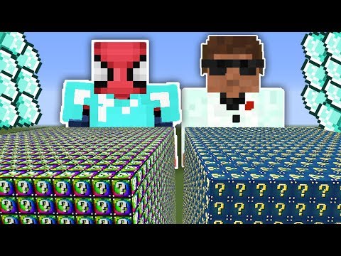 ZENGİN VS ŞANS BLOKLARI - Minecraft