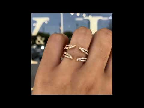 Diamond Ring Guard 14K / .38ctw Ring Enhancer