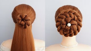 Quick Easy Braided Bun Hairstyle Tutorial | Beautiful Hairstyle Ideas For Every Occasion