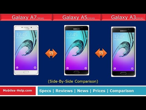 Samsung Galaxy A7 (2016) vs Galaxy A5 (2016) vs Galaxy A3 (2016) -  Review (Quick Comparison)