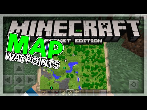 Minecraft - HOW TO MAKE WAYPOINTS ON MAPS!!