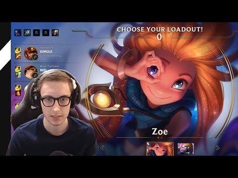 589. Bjergsen - Zoe vs Leblanc - Mid - December 2nd, 2017 - Patch 7.23 PreSeason 8