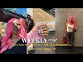 WEEKLY VLOG | new hair who's this? + maintenance + packing orders + etc