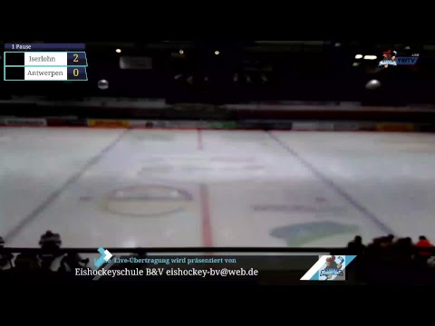 Para Eishockeyspiel Iserlohn YR Team: Antwerp Phantoms Erstes Drittel
