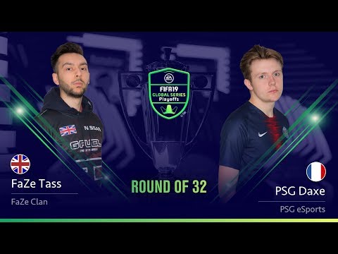 FaZe Tass vs PSG DaXe - Round of 32 - FIFA 19 Global Series Xbox Playoffs