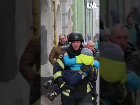 SHOCKING footage from Kharkiv! Russians attacked a KINDERGARTEN #shorts