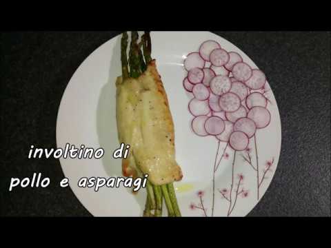 Involtino di pollo e asparagi fit e keto