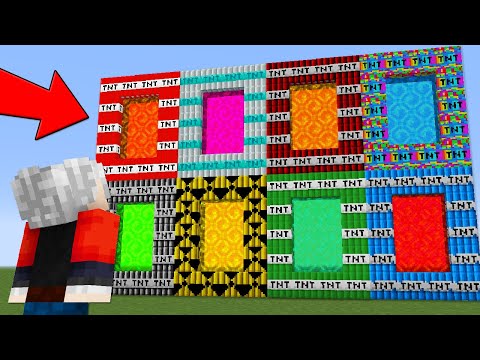 UZAY TNT PORTALLARINI PATLATMAK - Minecraft
