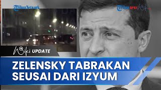 Presiden Ukraina Zelensky Kecelakaan seusai Kunjungi Izyum, Kota yang Baru Direbut dari Rusia