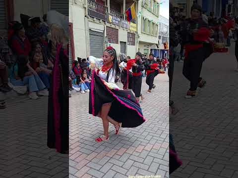 Desfile folklórico Quero Tungurahua Ecuador #arte #cultura #tradicion