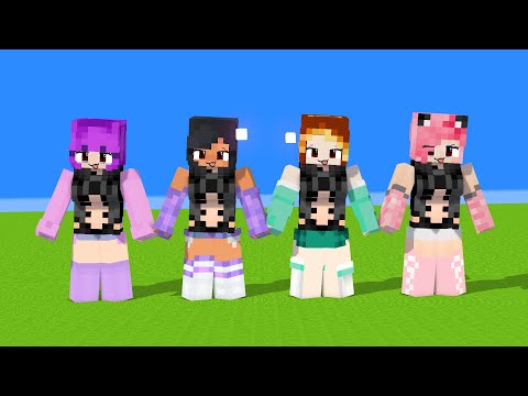 new shuffle me too first meet wither aphmau family and friends - minecraft animation #shorts