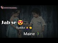 JAb Se Tumhe Maine Jana Sanam Whatsapp Status Perfect Lover Status Mrbipeen