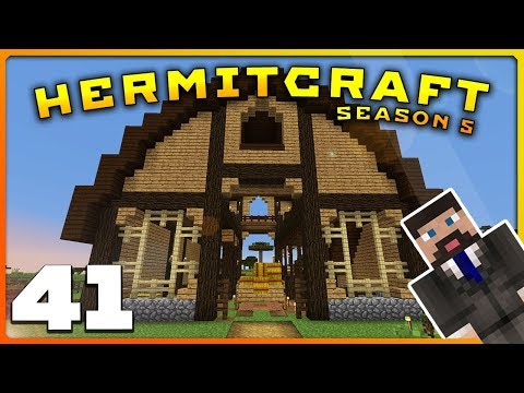 HermitCraft 5 | TEA AT XBCRAFTED'S MANSION! | Ep 41 || Minecraft Vanilla 1.12