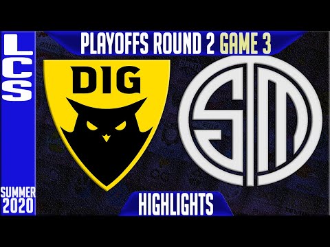 DIG vs TSM Highlights Game 3 | LCS Playoffs Summer 2020 Round 1 | Dignitas vs Team Solomid