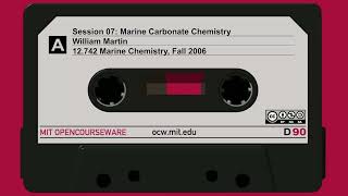 Session 07: Marine Carbonate Chemistry
