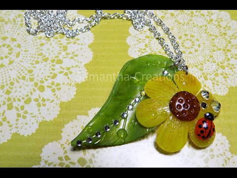 Daisy Necklace - Polymer Clay Tutorial