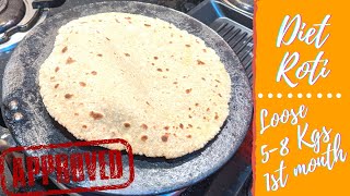 Best Roti for Weight Loss | वजन घटाने की रोटी | Lose 5-8 Kgs 1st month | Chokkar Roti | Wheat Bran