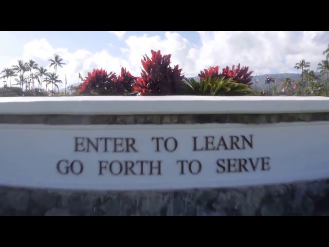 Brigham Young University Hawaii vidéo #1