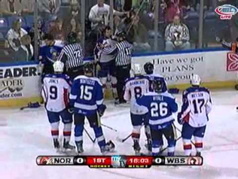 Eric Tangradi TKO's Radko Gudas Dec 11, 2010