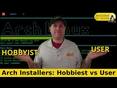 Arch Installers: Users vs Hobbyists