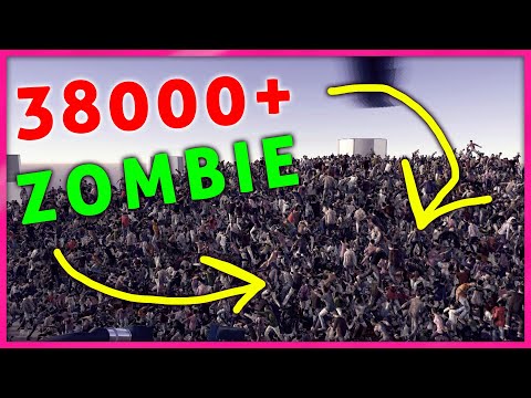 Minigun VS Swarms of the Zombie Apocalypse Simulator Gameplay