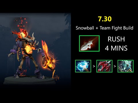 Safelane | Clinkz 7.30 | Snowball | Team Fight Build (0127)