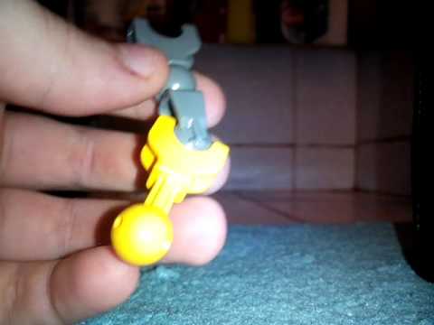 Обзор, как собрать Атома из Real Steel (живой стали) из деталей лего бионикл.