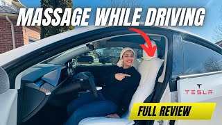 Tesla Model Y Massage Seat Cover: Comfort & Relaxation Review