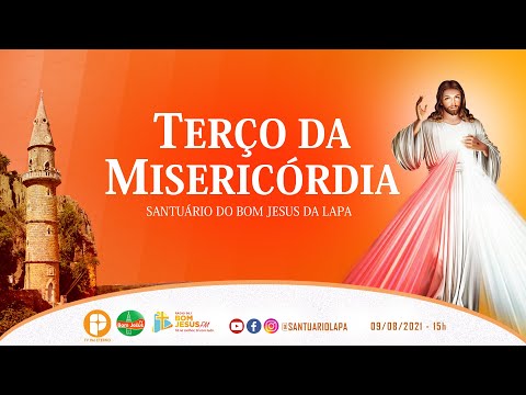 Terço da Misericórdia na TV PAI ETERNO no Santuário do Bom Jesus da Lapa - 09/08/2021 - 15h