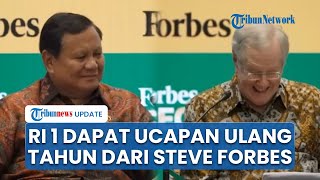 Prabowo Rayakan Ulang Tahun ke-74 Hari Ini, Dapat Ucapan Spesial Lebih Awal dari Steve Forbes