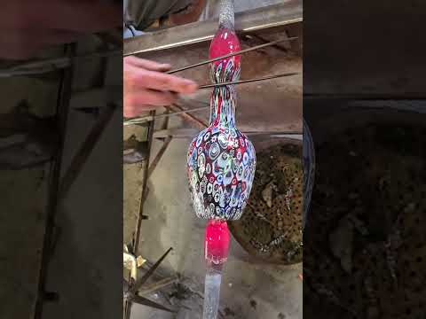 Millefiori Vase Original Murano Glass