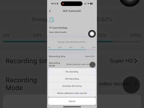 Memory card 24-hour loop recording O-KAM Pro App Video Guide: