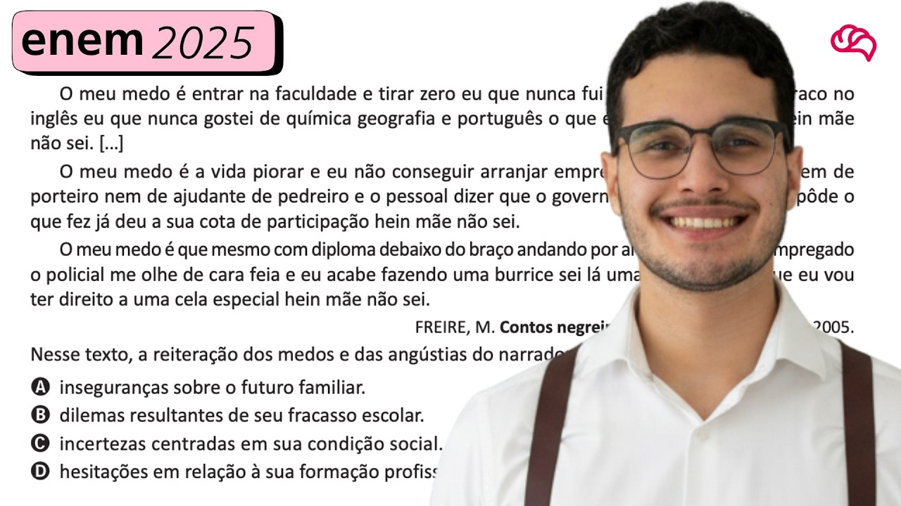 Resolução em Vídeo — Questão 21 ENEM 2025