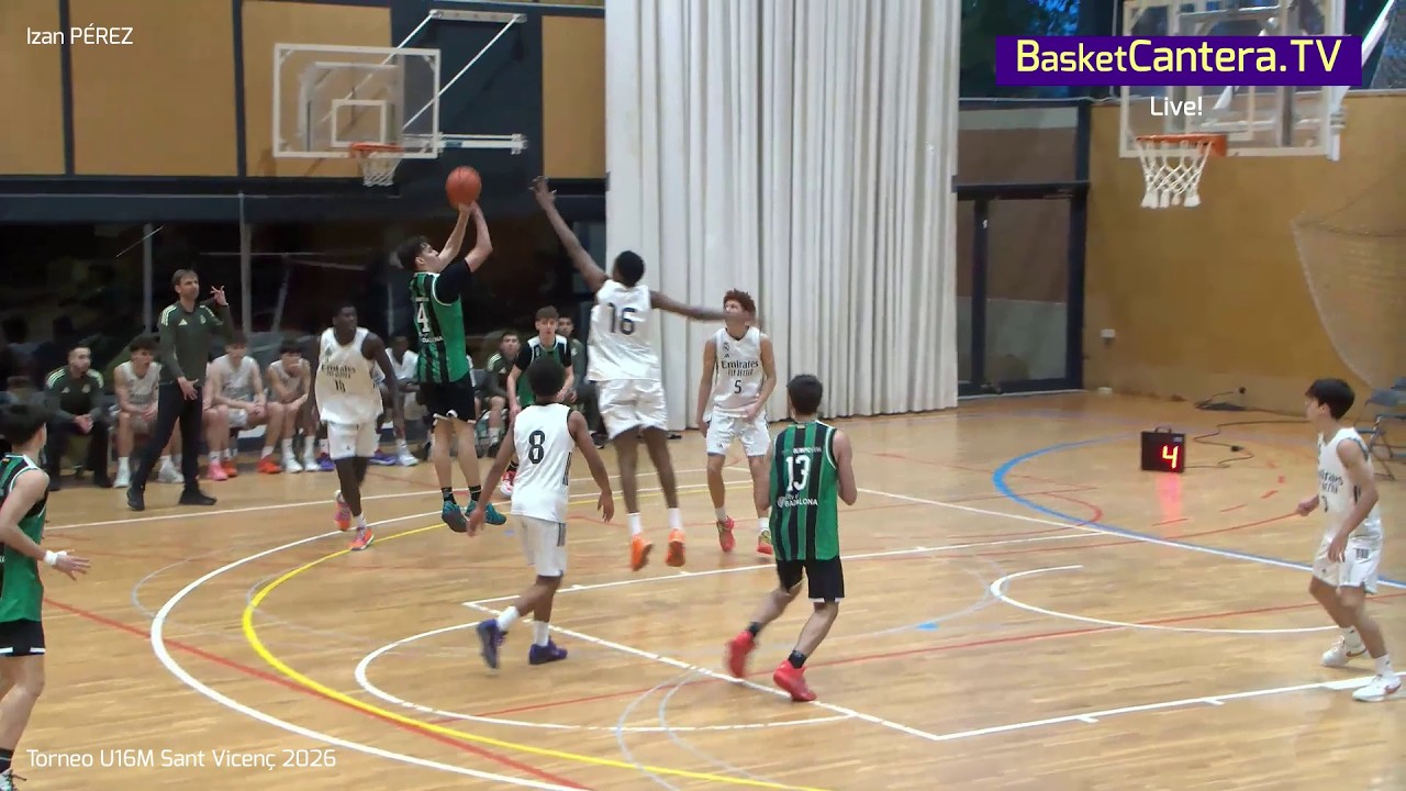 IZAN PÉREZ (2010) Cadete Joventut Badalona.- Torneo U16M 