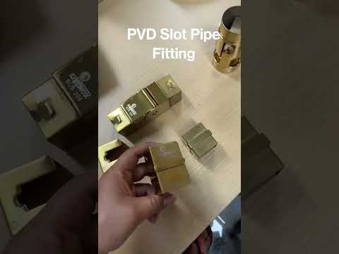 SS Gold Coated Square Pipe Jointer