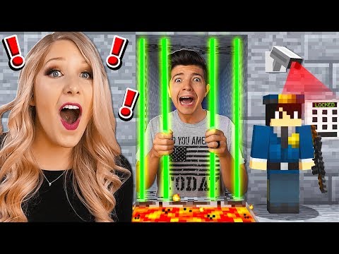 ESCAPE THE WORLD'S MOST SECURE MINECRAFT PRISON WITH MY WIFE! (MCPE)