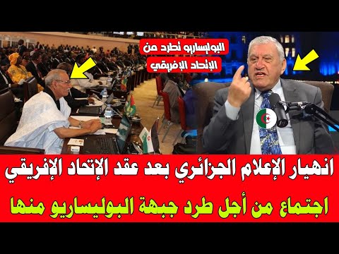 انهيار الإعلام الجزائري بعد عقد الإتحاد الإفريقي اجتماع من أجل طرد جبهة البوليساريو منها