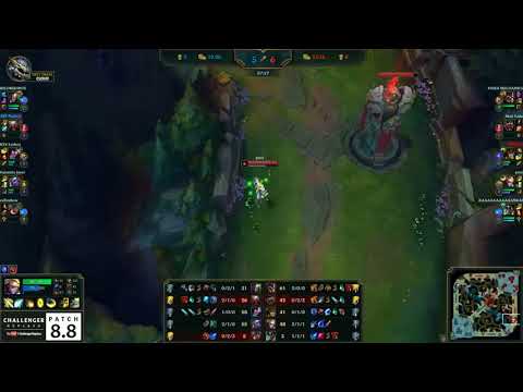 Gragas by ChallengerReplays full gameplay patch 8.10