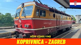 Cab Ride Koprivnica - Zagreb (M102 and M201 Railway, Croatia) train driver&#39;s view 4K