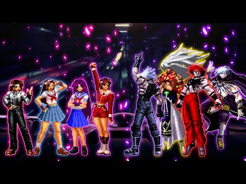 [KOF Mugen] Athena Asamiya Team VS. Orochi Team