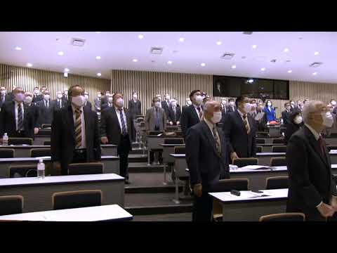 拓殖大学創立120周年記念式典4_校歌斉唱
