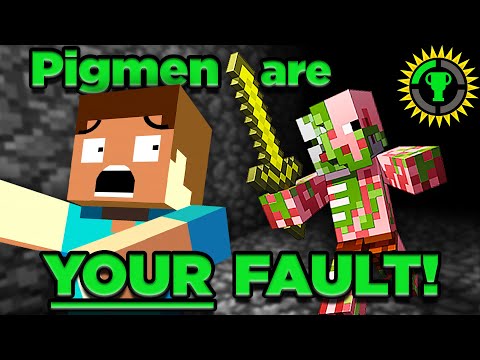 Game Theory: The Tragic Story of Minecraft's Zombie Pigmen (Piglins)