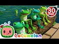 Five Little Speckled Frogs And More CoComelon Furry Friends Animals For Kids