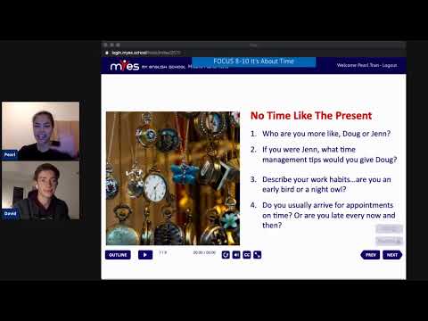 Myes 8-10/ It's About Time