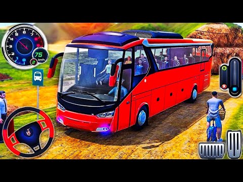 Euro Coach Bus Simulator 2026 : Euro City Bus Driving Games 3D - Android Gameplay #bus #game 