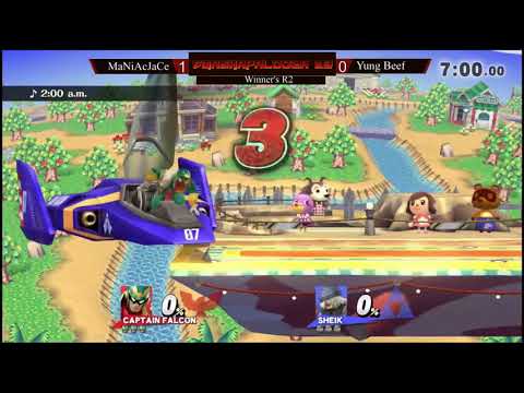 SmashaPalooza 23: Winners - MaNiAcJaCe (Sheik) vs YungBeef (Captain Falcon)