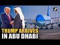 US President Donald Trump Arrives In Abu Dhabi Meets UAE President Mohammed Bin Zayed Al Nahyan
