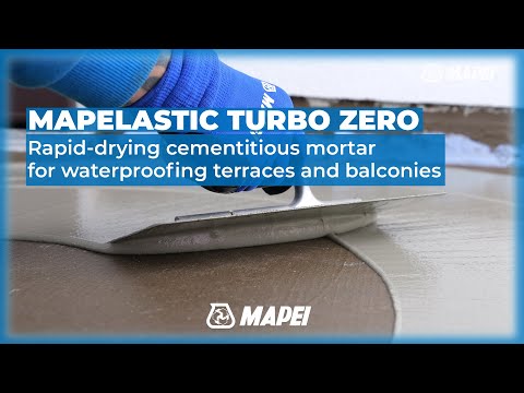 Quick waterproofing of terraces and balconies | Mapelastic Turbo Zero | perfect for winter