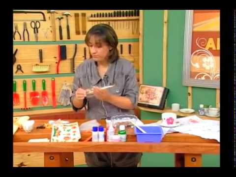 Viviane Mazi - Decoupagem no tecido com decalque - Vida Plena